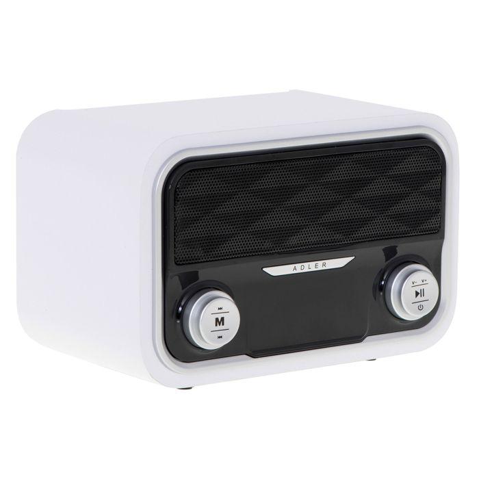 Radio Portable - Adler - AD1185 - Bluetooth - Tuner FM - Lecture MP3 - USB et SD