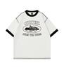 American Street Trendy Brand Corteiz Alcatraz Color Matching Printing Men's and Women's Loose Round Neck Retro Short-sleeved T-shirt Summer