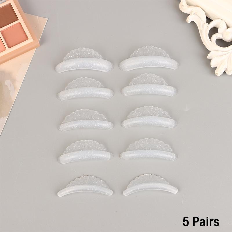 5 Pair Shell Shape False Eyelash Lift Shields Perm Silicone Pads Accessories Eyelash Extension Tool Applicator