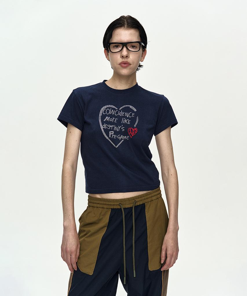 ADSB ANDERSSON BELL (Essential) Baby Heartfix T-Shirt Atb1418W(Navy)