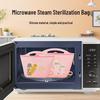 Silicone Microwave Steam Sterilization Bag for Baby Bottles, Pumps & Pacifiers