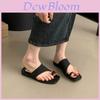 Comfortable Retro Flat Slip-on Sandals For Women Summer Beach Casual Style Available In Three Colors