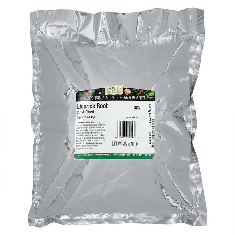 Cut & Sifted Licorice Root, 16 Oz (453 G)