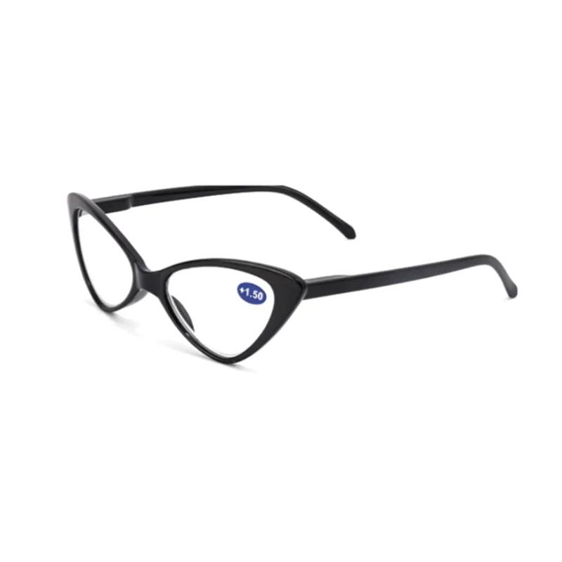 Women Cat Eye Reading Glasses Anti Blue Light Presbyopic Computer Glasses Vintage Clear Lens Black Leopard Frame Reading Glasses