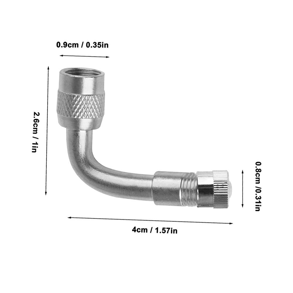 

Латунный воздушный шинный клапан Schrader под углом 90 градусов со удлинителем для автомобиля, грузовика, мотоцикла
