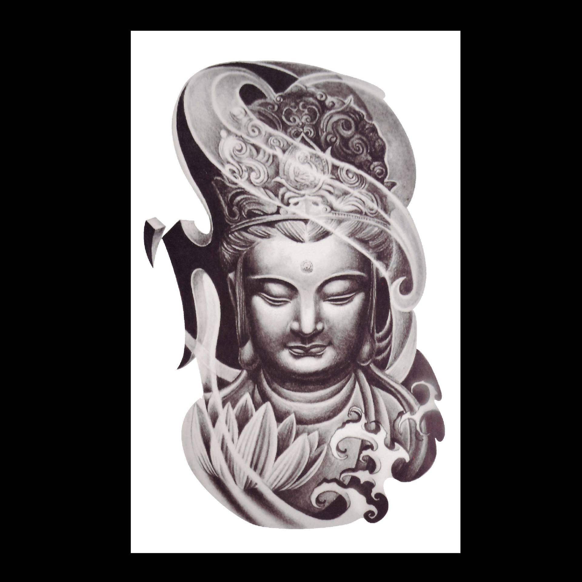 

Водонепроницаемые наклейки для татуировки: Волк, Карп, Гуань Гун, Череп, Пламя, Гейша, Крест, Сова, Цветы 12*19cm