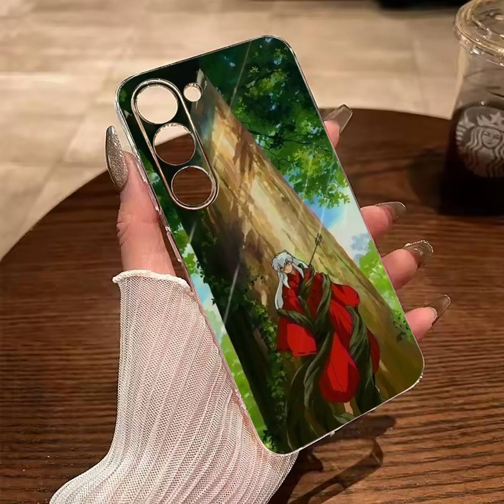 L-L-Inuyasha Phone Case For Samsung Galaxy A71,A70,A52,A51,A40,A30 Transparent Cover