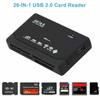 קורא כרטיסי זיכרון 6 ב-1 עבור כרטיסי SD, Micro SD, CF, XD, MS Pro, M2, מתאם USB אוניברסלי עבור Windows 11, 10, 8, 7, Mac OS, PC