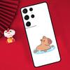 Capybara Spa Case For Samsung Galaxy S25 S26 Ultra S21 S22 S20 S23 S24 Ultra Plus S10 S25 FE Cover Funda