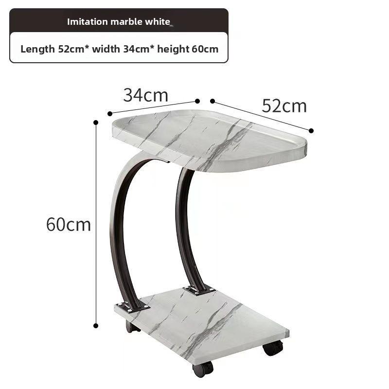 Premium Double Tier Beverage Tea Trolley Snack Cake Cart for Hotels Restaurants Mobile Serving Cart On Wheels Service Cart