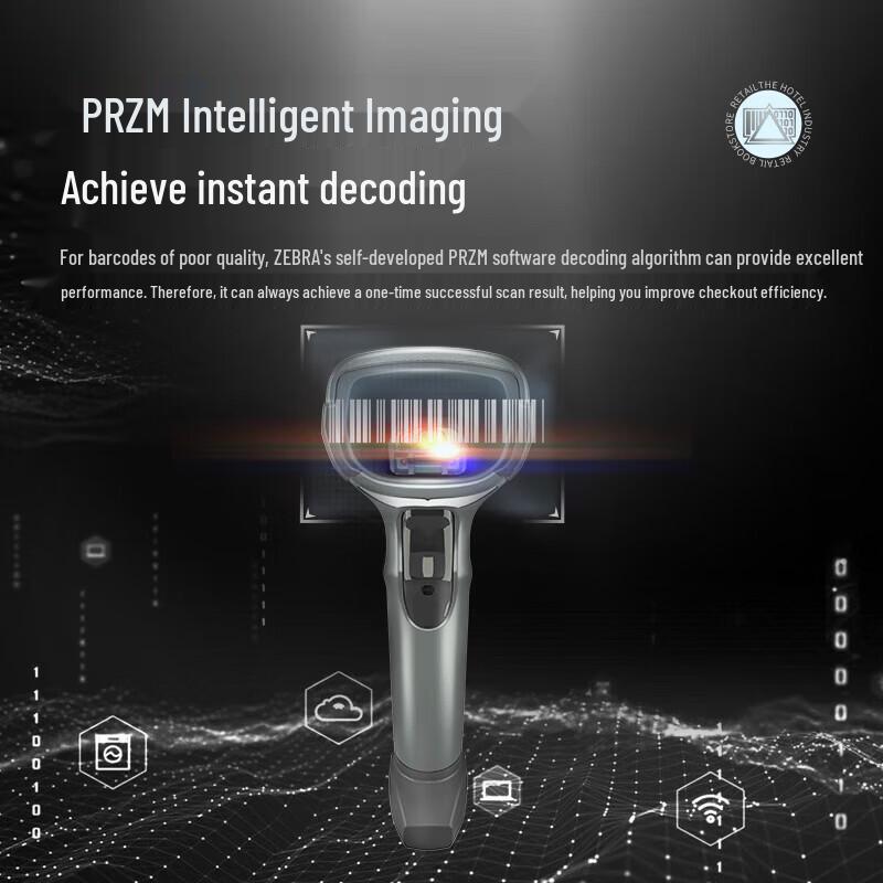 Zebra DS4608-SR Wired 1D/2D Barcode Scanner