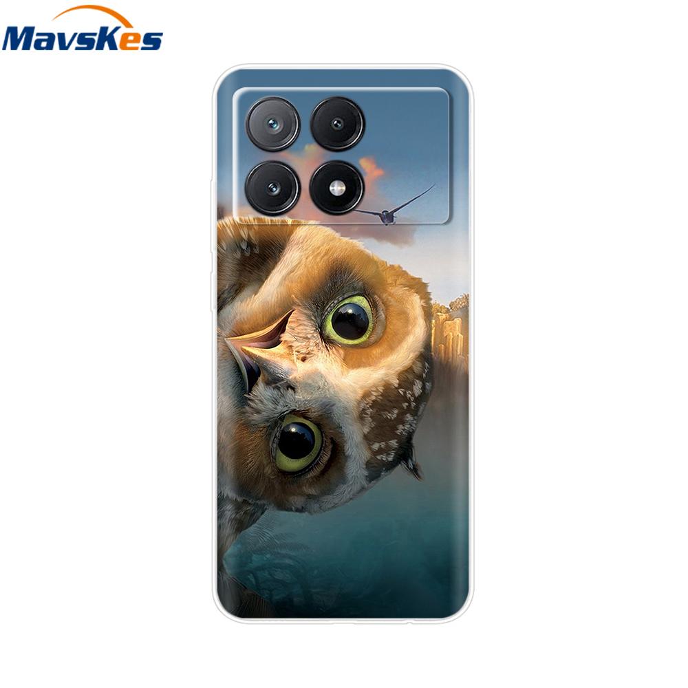 Für Xiaomi Poco X6 Pro Hülle Weiches TPU Silikon Handy Klare Abdeckung Für Xiaomi Poco X6 5G Hülle Bumper Pocox6 X 6 5G 2024 Funda Coque