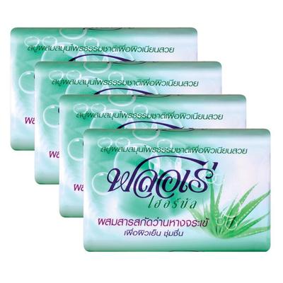 Savon aux Plantes à l'Extrait d'Aloe Vera 80 gx 4 Barres - Thaï