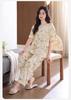 Women's Spring/Summer Short Sleeve Cotton Pajamas Set - Lightweight, Casual Style for Indoor/Outdoor Wear