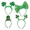 Green Hair Hoop for Luck and Good Fortune on Day Stylish Irish Hat Head Bopper