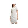 New FILA ORIGINALE Short Sleeved Dress Women's Cloud White WT F51W529316F-WT