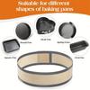 2pcs/set 9 Inch Silicone Baking MatsSilicone Baking Liners, Reusable Baking Dish Non-Stick Food Safe Silicone for Bakin