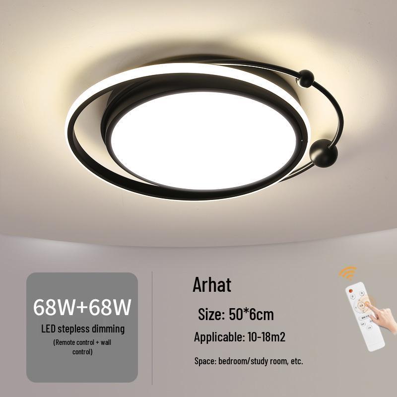 2024 LED Ceiling Light: Modern Minimalist Round Fixture for Bedroom, Living Room, Aisle, Corridor, and Balcony