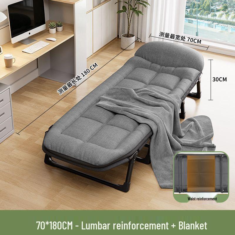 Portable Folding Recliner: Single-Person Office Nap or Army Bed