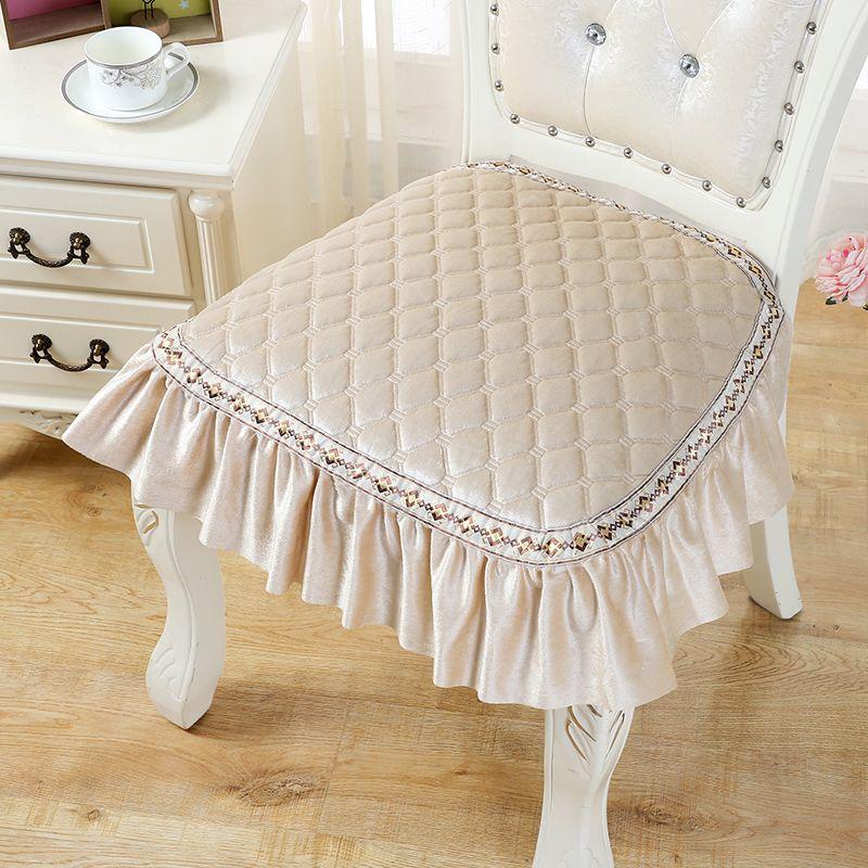 European Dining Chair Cushion Cushion For Home Thickening Chair Seat Cushions Non Slip Minimalist Fabrics Dining Table Chair Cushion Stool Cushion