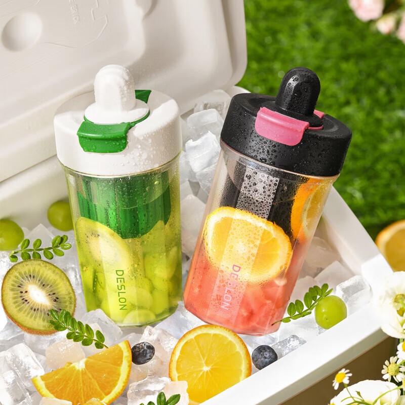 Deshilon Glacier Series Double-Drink Flower Tea Cup