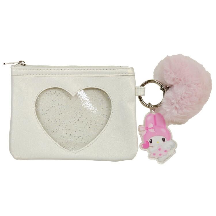 San Art Sanrio Characters Angel Series Heart Window Pouch My Melody SAN-0042-WH