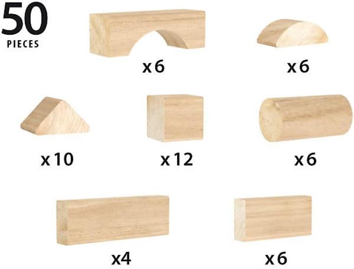 BRIO 50-piece Building Block Set 30113