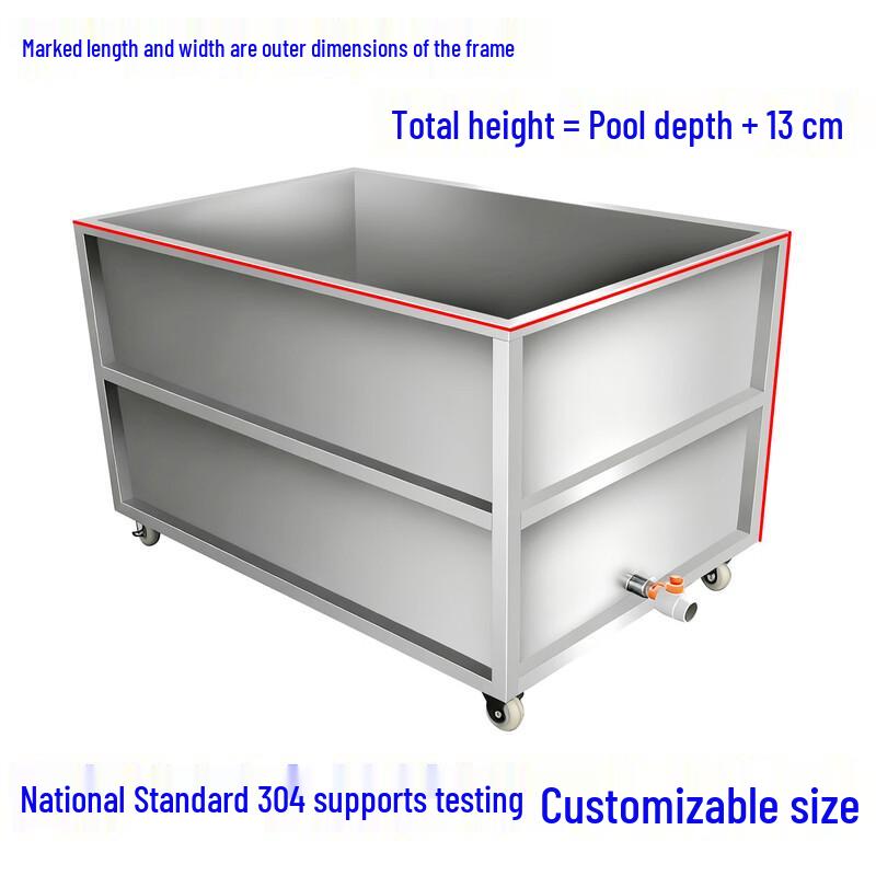 JPHZNB 304 Stainless Steel Mobile Water Tank