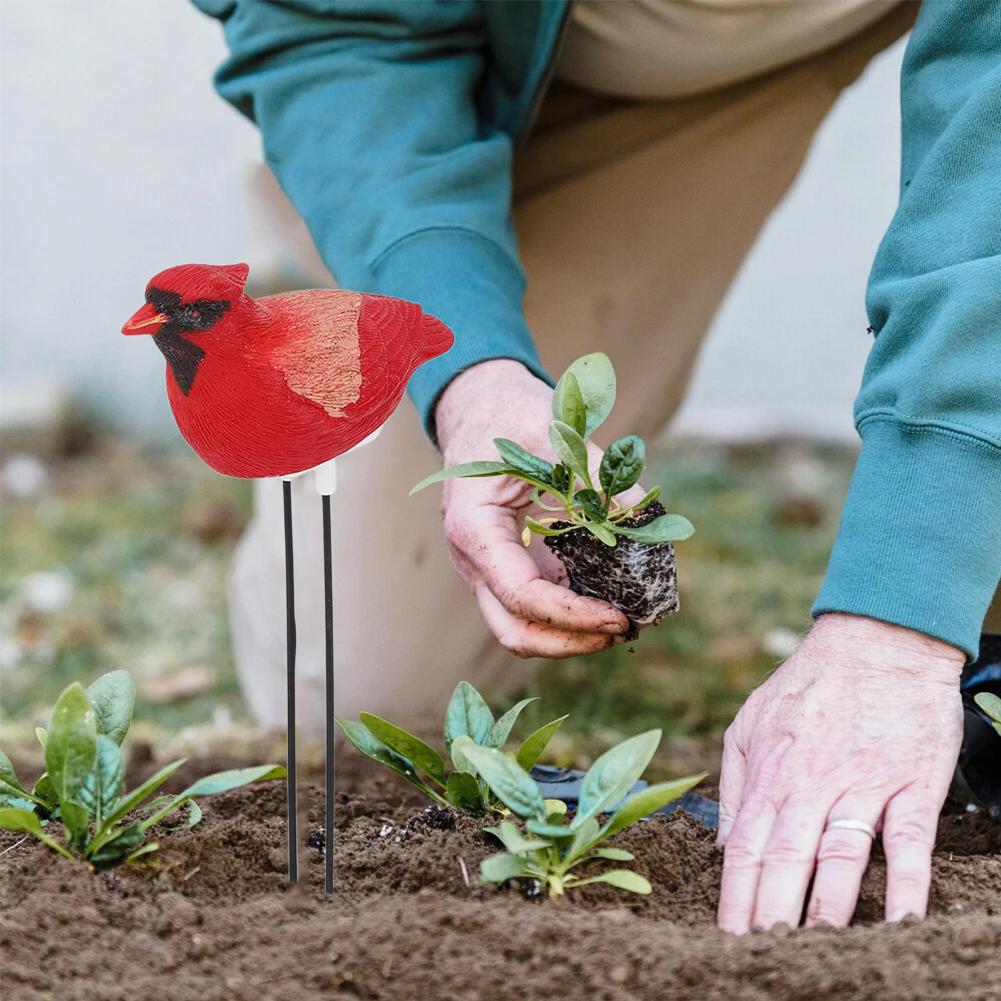 1 Pc Indoor Plant Soil Tester Bird Style Water Moisture Garden Test Sensor Meter Hygrometer Watering Alarm Reminder Wireless