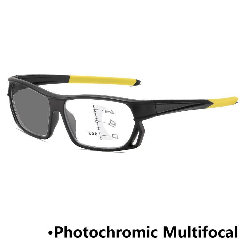 

Спортивные фотохромные мультифокальные очки для чтения Очки с защитой от синего света для дальних и ближних расстояний Очки HD для пресбиопии +350