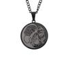Titanstahl Dominanter Drache Tiger Yin Yang Tai Chi Herren Anhänger Halskette