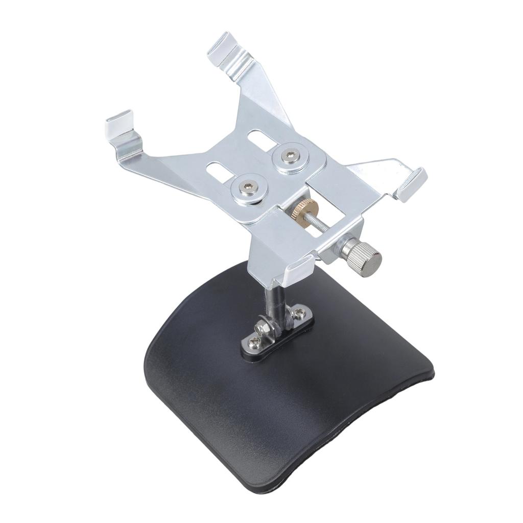 Professional Anti Vibration Guitar Support Silver Adjustable Clamp Black Nonslip Base Present for Classical Player