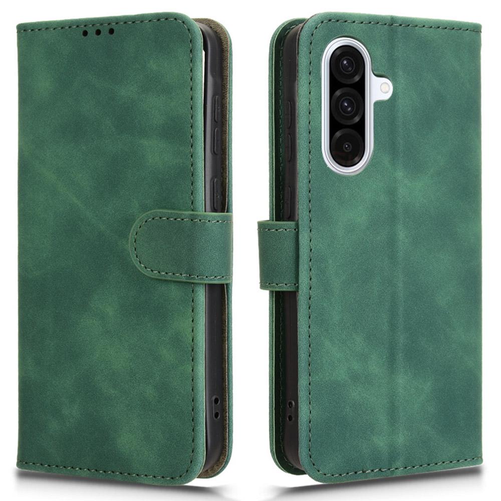 For Samsung Galaxy A56 5G Leather Case Skin-Feel Anti-Drop Wallet Flip Phone Cover