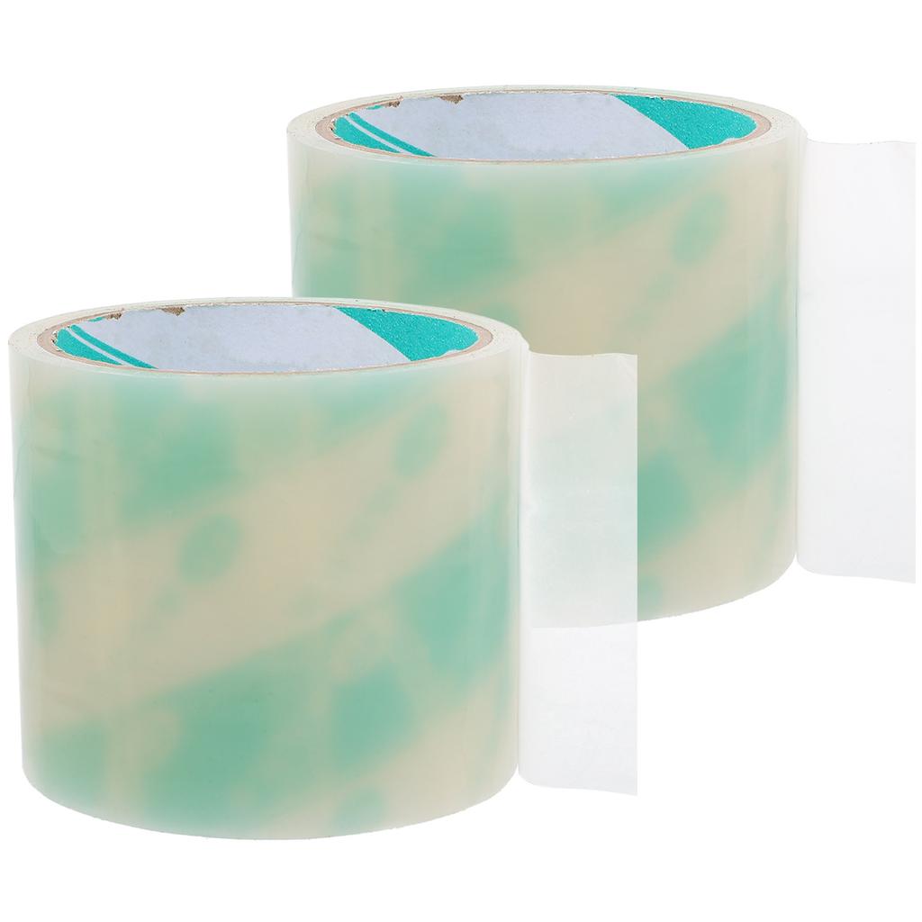 2Pcs Greenhouse Repair Tape High Adhesion Waterproof Sealing Repair Tape for Film Awning Canopy Window Crack Fix Uv Resistant