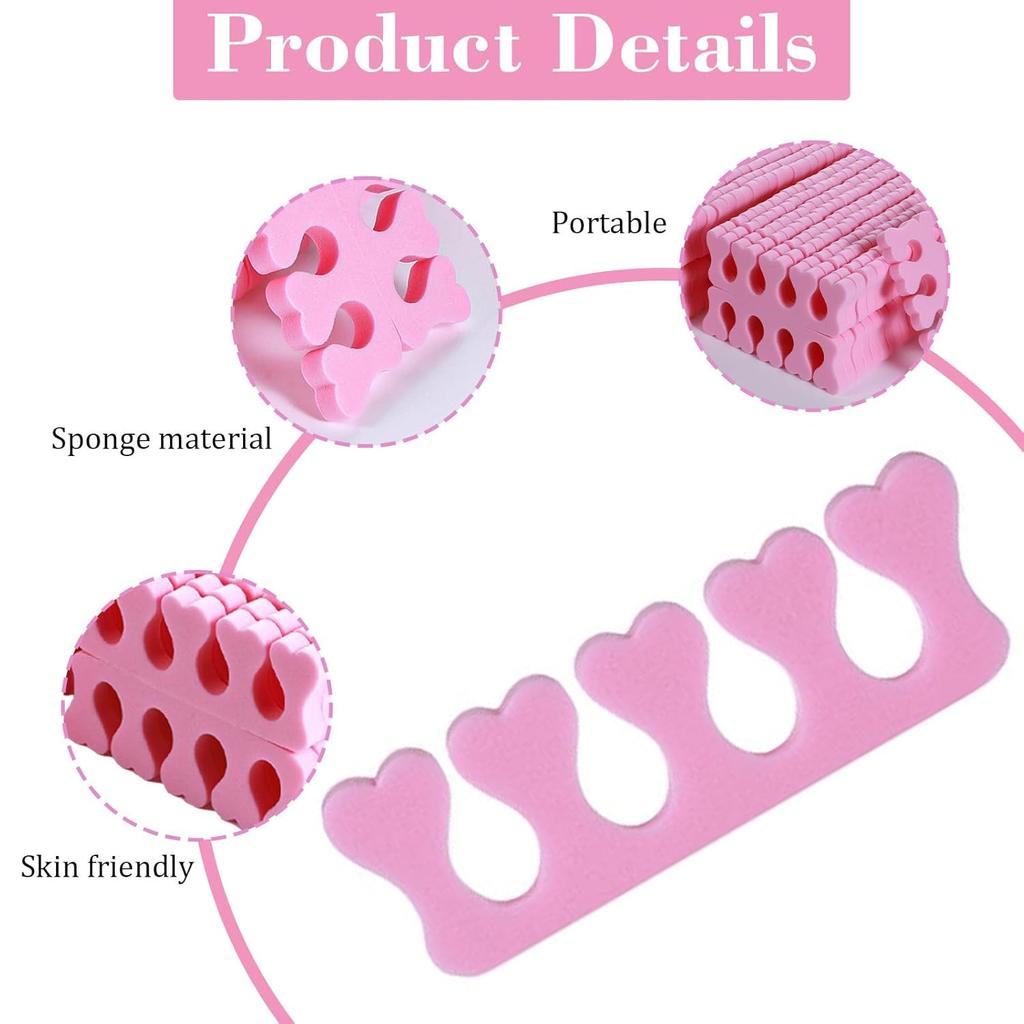 Nail Art Tool Sponge Toe Separator To Clip Hand And Toe Fingers Cotton Toe Separator Special Toe Separator Cotton Artifact