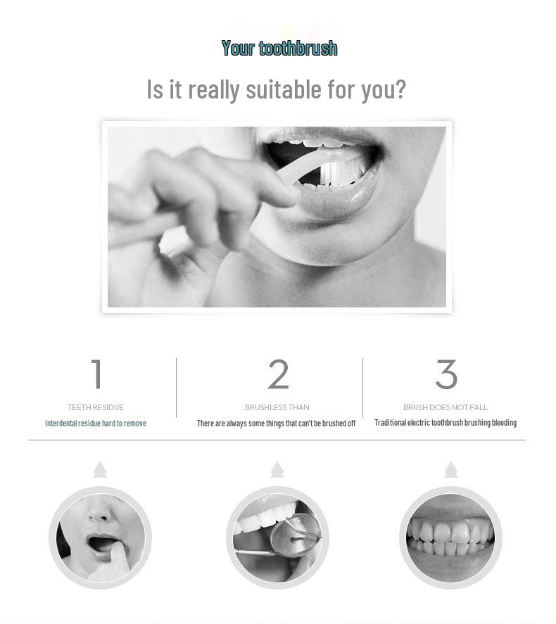 V-WHITE U-shaped Automatic Electric Toothbrush for Adults - Whitening Oral Care Brush