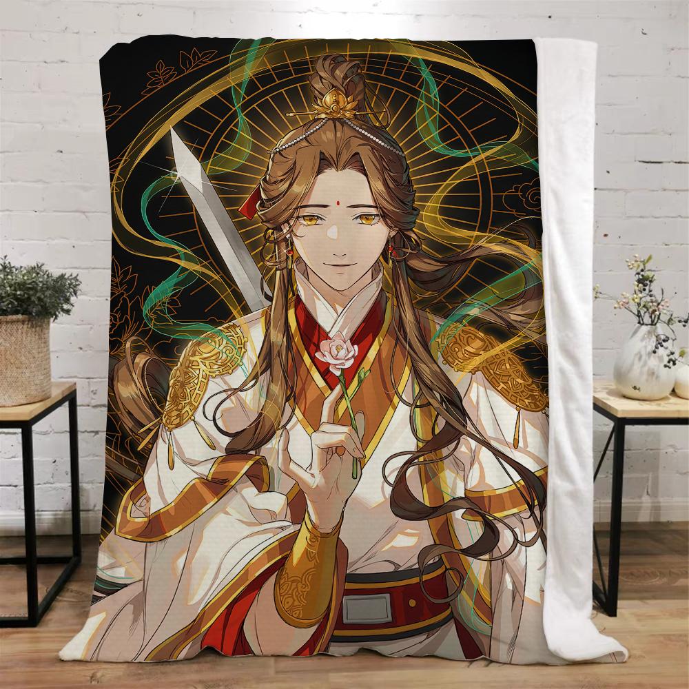 Heaven Official’s Blessing Kinderdecke Bett Innenraum für Zuhause Luxus Decken & Überwürfe Flauschiger Plaid Strandtuch Überwurf Knie Weich