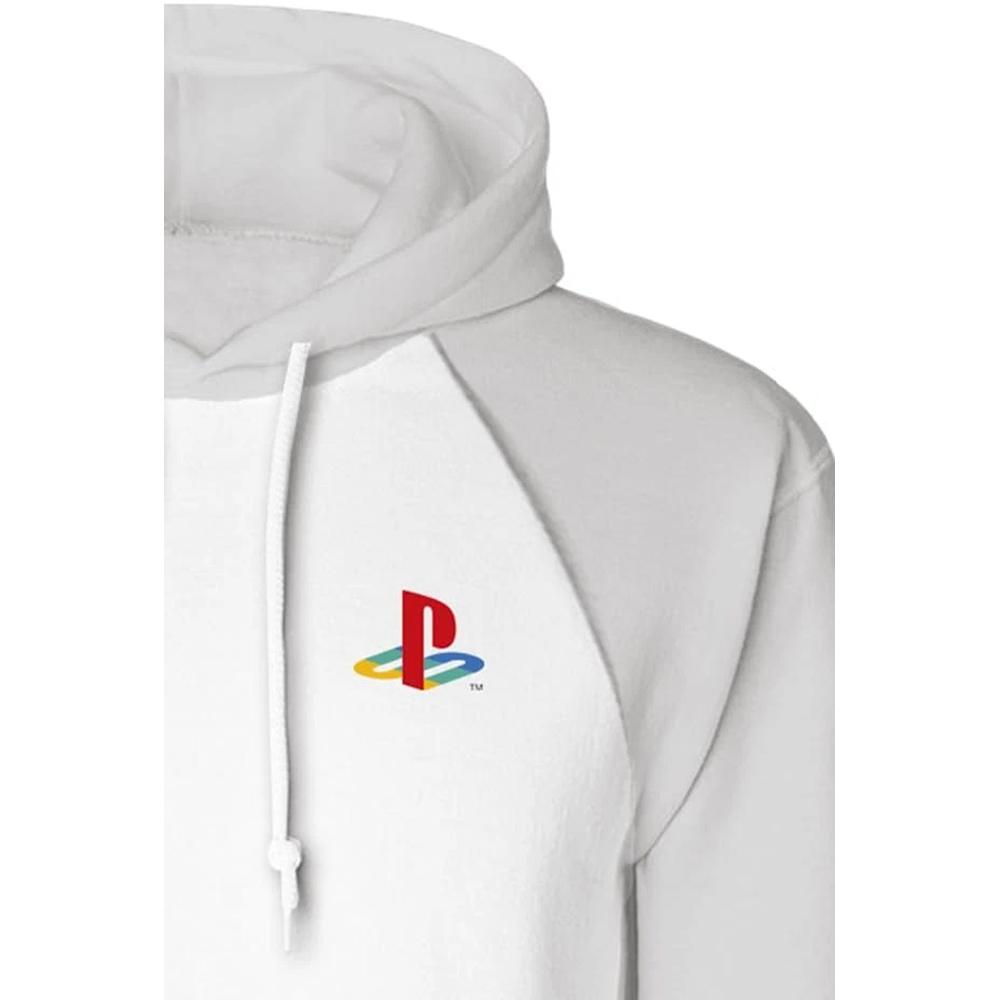 Playstation Unisex Adult Logo Raglan Hoodie