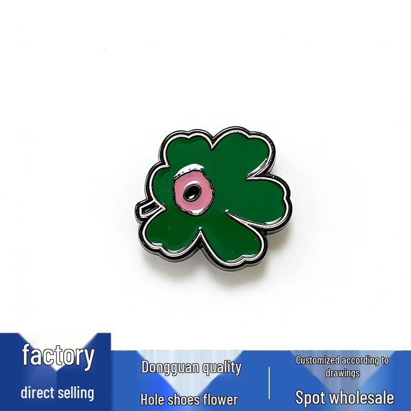 Metal Flower Shoe Decoration Buckles for Hole Shoes