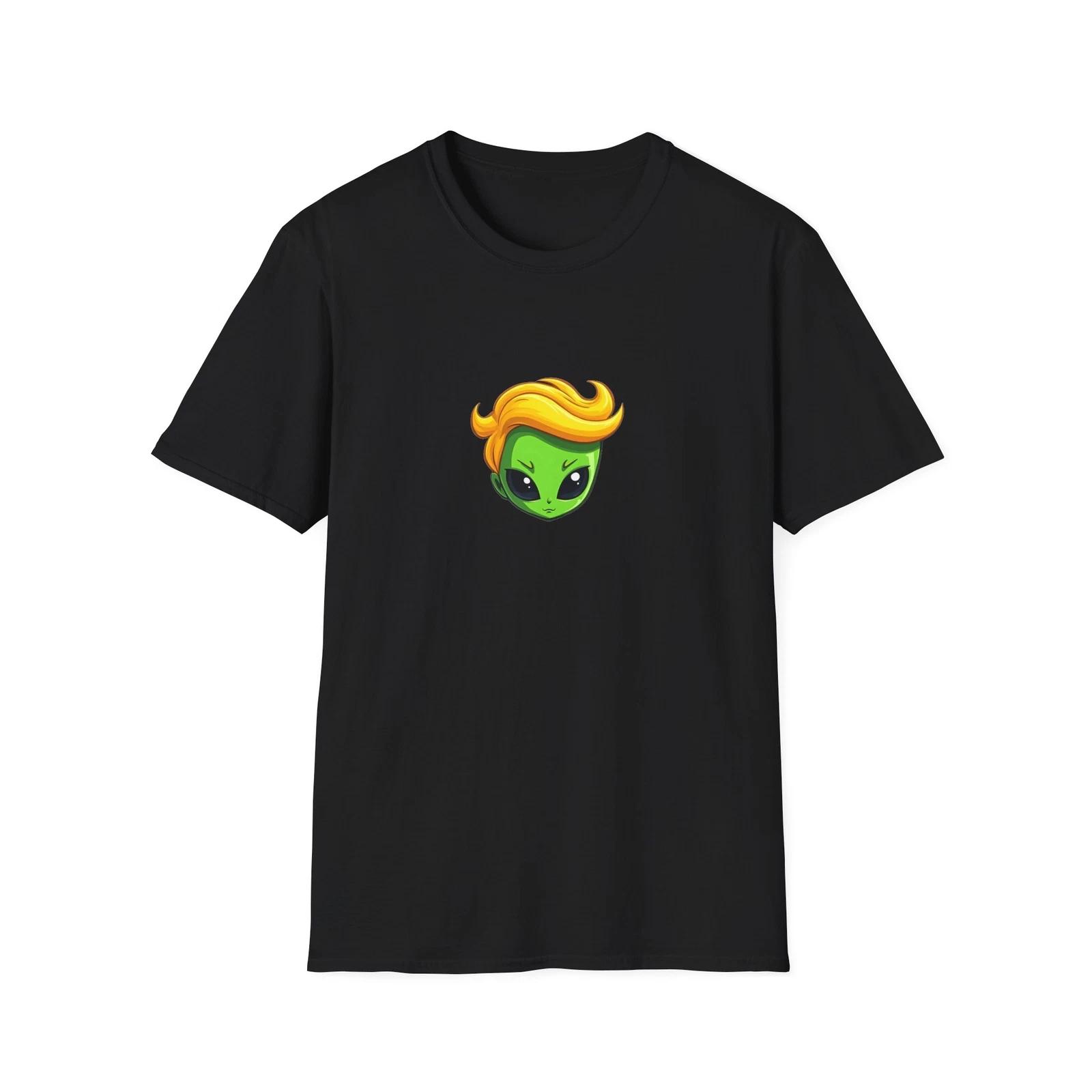 

Trump Hair Alien, Softstyle T, Extraterrestrial, Funny, President, Galaxy, Gift. 2XL