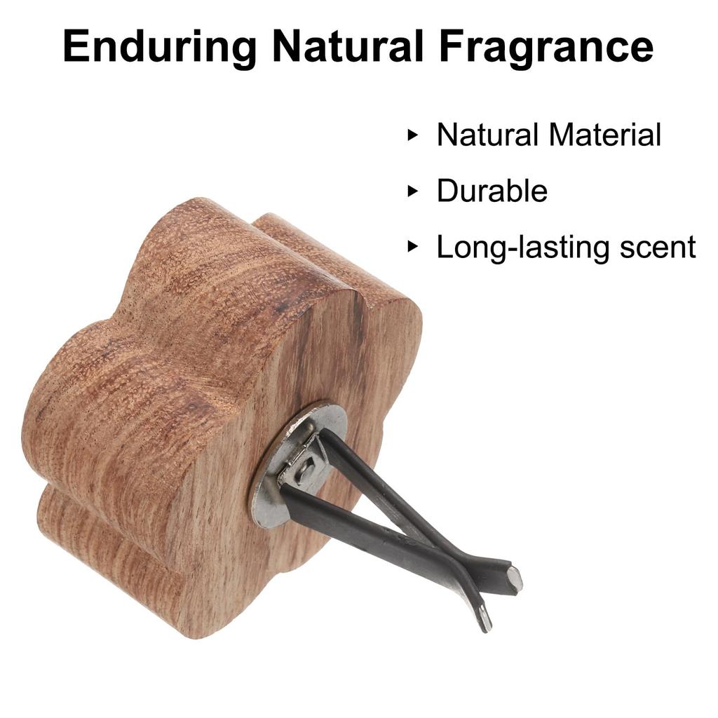 uxcell 2pcs Wooden Rosewood Plum for Essential Oils Small Wooden