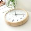 KATOMOKU muku clock 11 Natural km-94NA Wall Clock, Continuous Second Hand, Diameter 30.0cm (Quartz Clock)