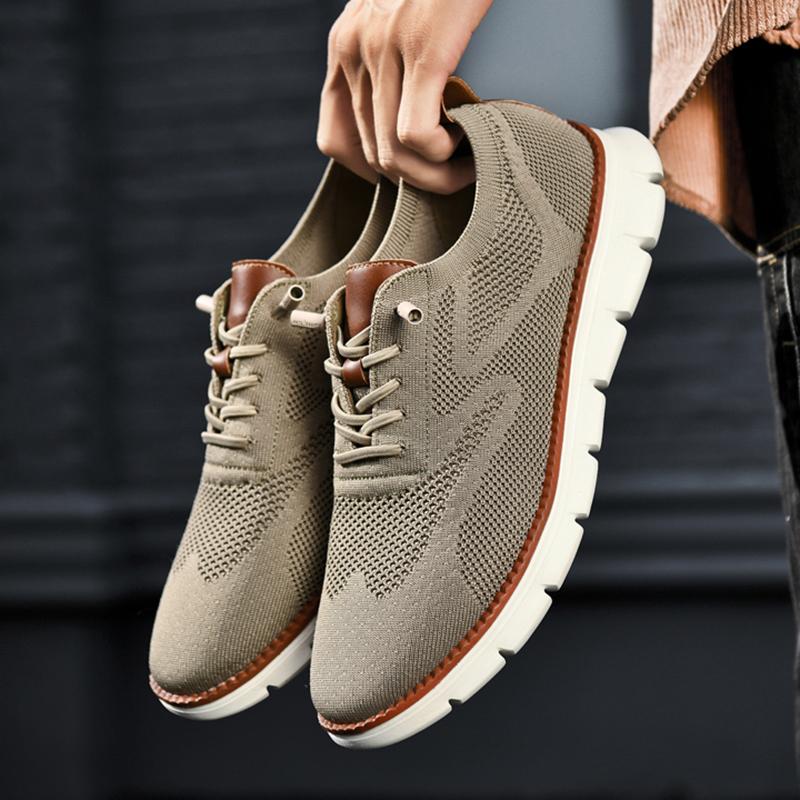 New Summer Soft Soled Running Shoes Men Mesh Breathable Casual Shoes Comfortable Fashionable Versatile Outdoor Exercise Shoes