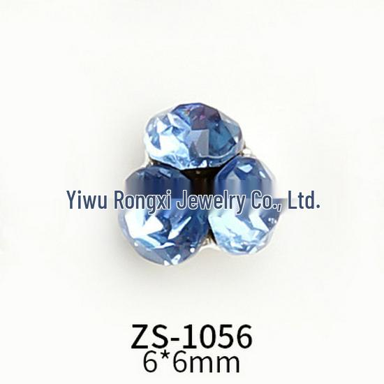 New Hot-Selling French Blush Crystal Diamond Nail Art Jewelry: Super Whitening Pink and Tender Design