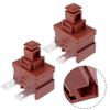 2pcs Power Switch Push Button Switch On-Off Power Button Switch Self-locking Switch For Miele C1 C2 C3 Vacuum Cleaner
