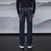 HLA Men's Straight-Leg Embroidered Denim Jeans