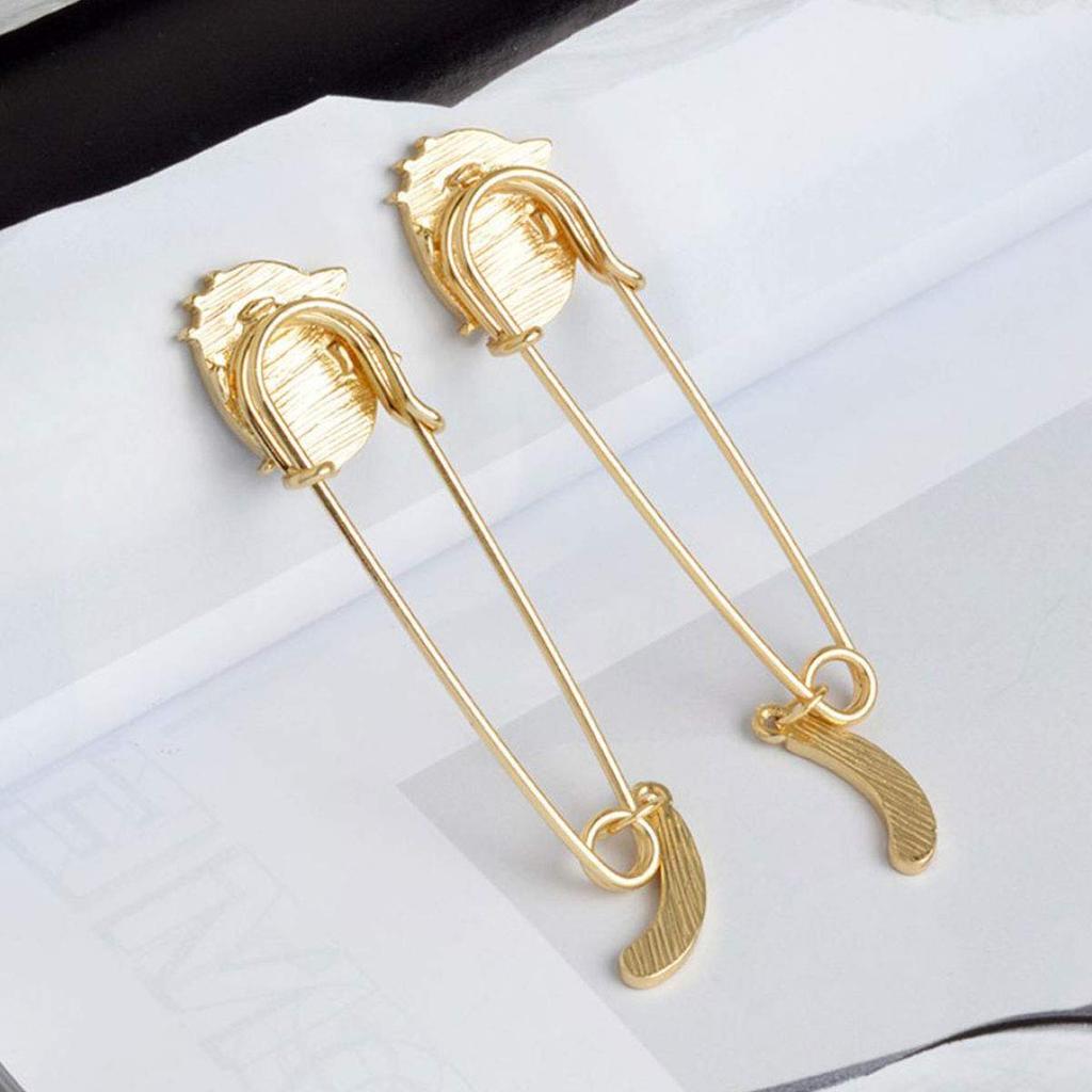 Of Iikuru Safety Pin Brooch Pin Cute Pin Brooch Cat Fashionable Accessory Pin Parts Stole Pin Handicraft Handmade Y645 [Set 10]