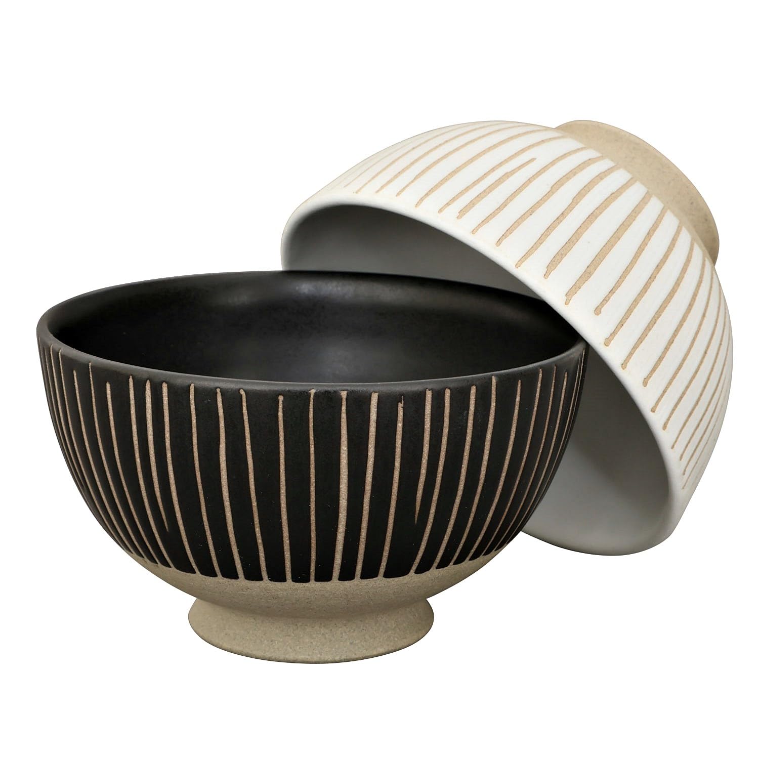 

пиалы подарок посуда Арита парный набор печь Хигасихара Маруджукуса черно-белый пиалы для риса милые стильные чайные пиалы пиалы для риса Для пары +