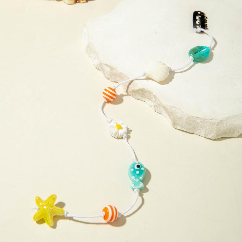 Accessories, Beach Conch Shell Braided Headwear Ins Punk Trend Braided Hair Dirty Braided Hair Accessories