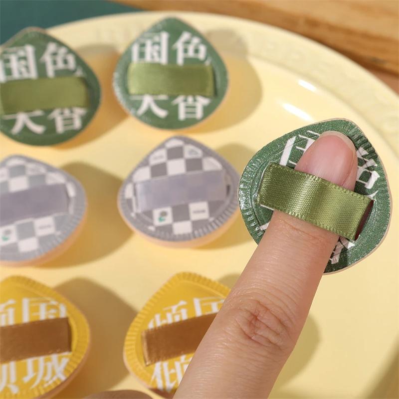 Mini Finger Cosmetics Puffs 5/10pcs Cosmetic Cushion Puff Concealer Foundation Detail Sponge Puffs Wet Dry Dual Use Makeup Tools